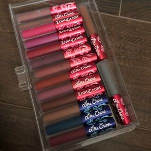 Giant stash of Lime Crime liquid lippies